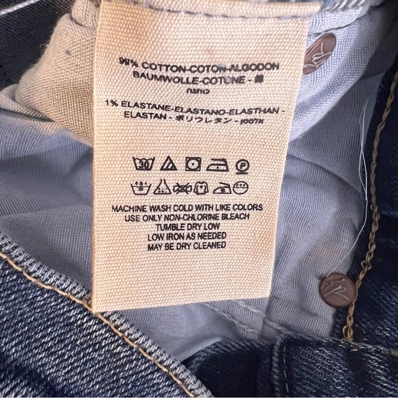 Free People About A Girl Distressed Stretch Jeans high rise size 24 NWT - Picture 7 of 8